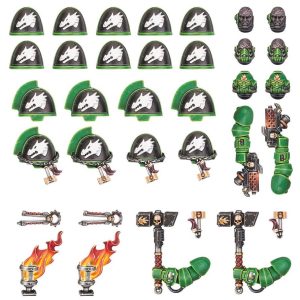 Mejoras y calcomanías de Salamanders Primaris