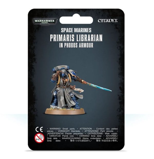 Bibliotecario Primaris en armadura Phobos