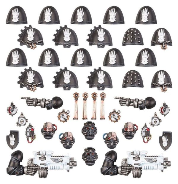 Mejoras y calcomanías de Primaris Iron Hands