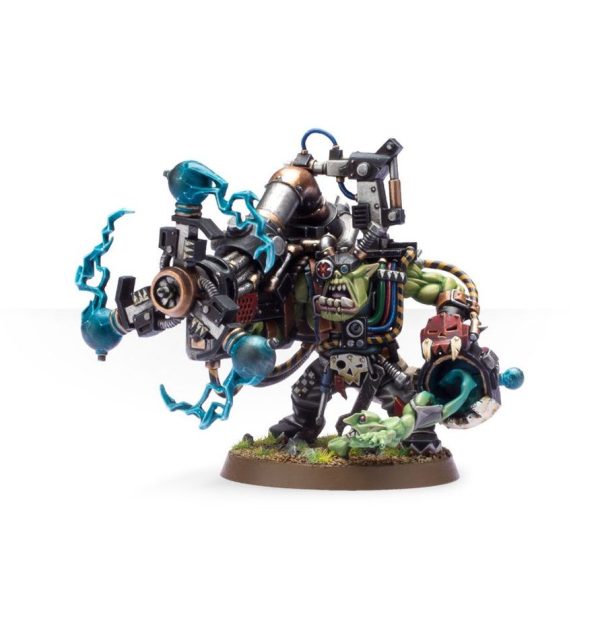 Big Mek Ork con kañón de atake shokk