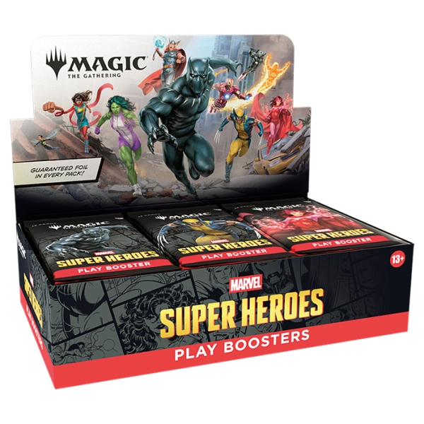 Play Booster Display (30 sobres) Marvel Super Heroes Inglés