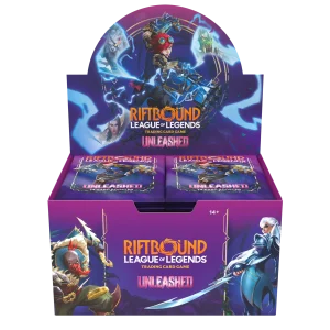 RIFTBOUND: LEAGUE OF LEGENDS TCG – UNLEASHED BOOSTER BOX (24 sobres) – INGLES