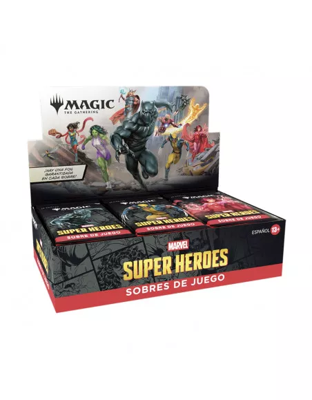 Play Booster Display (30 sobres) Marvel Super Heroes Español