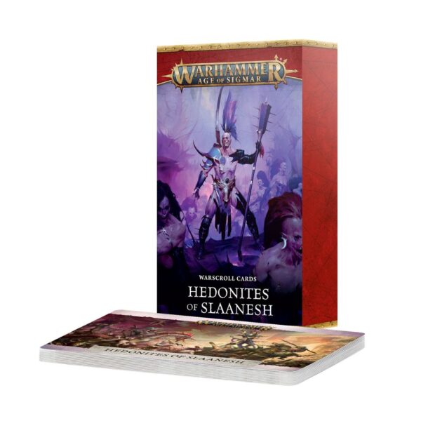 Warhammer Age of Sigmar: Tarjetas de unidad HEDONITES OF SLAANESH