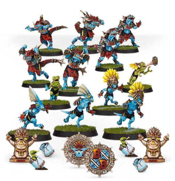 Equipo Lizardmen de Blood Bowl: Gwaka’moli Crater Gators