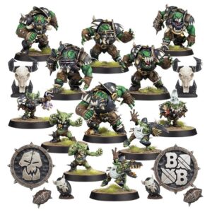 Equipo Black Orc de Blodd Bowl: Los Thunder Valley Greenskins