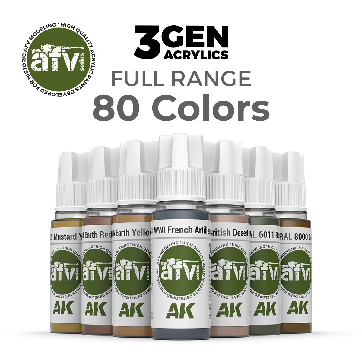 Serie AFV – Rango Completo – 3GEN Pintura Acrilica
