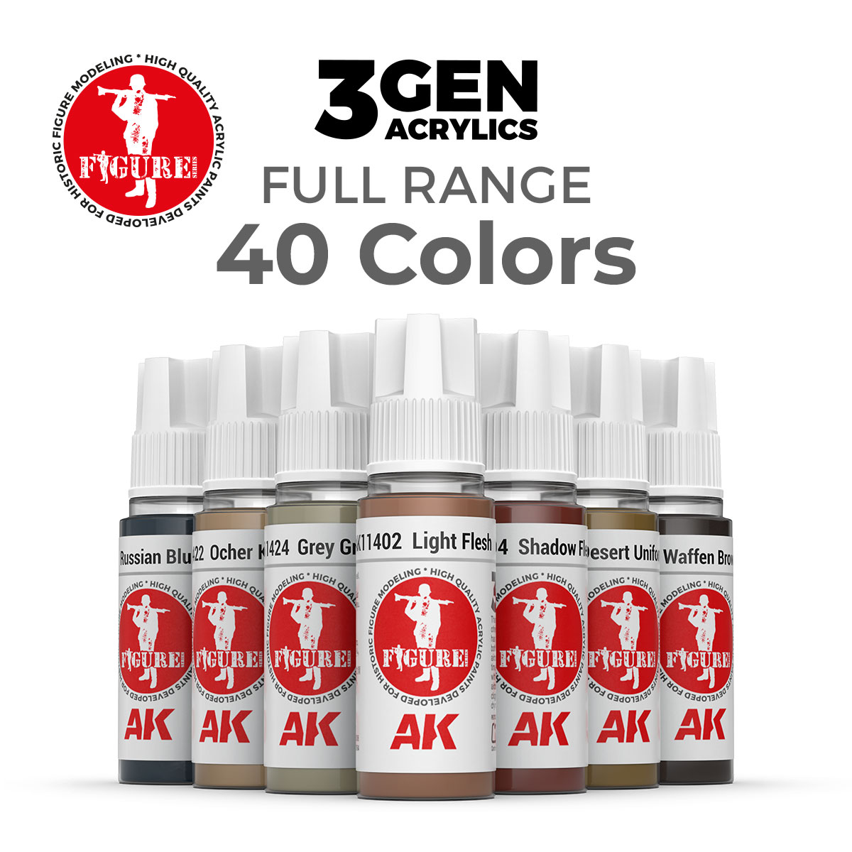 Serie Figuras – Rango Completo – 3GEN Pintura Acrilica