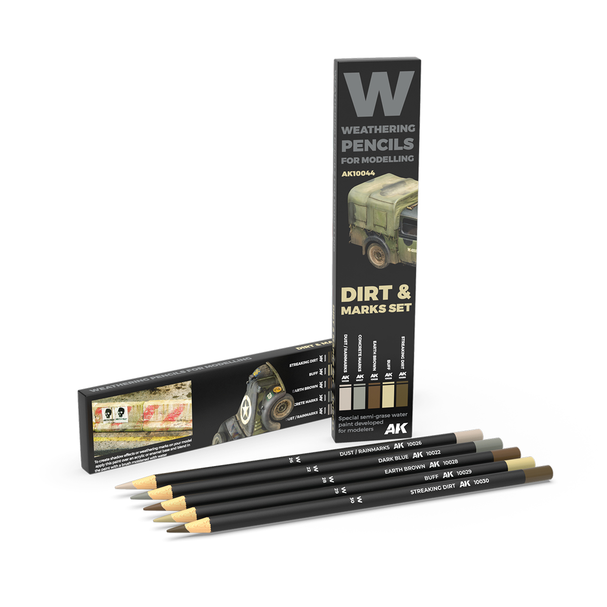 Suciedad: Set de Marcas – Lapiceros Weathering