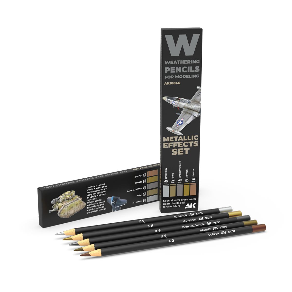 Metálicos: Set de Efectos – Lapiceros Weathering