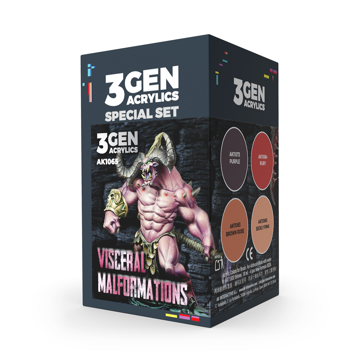 Wargame Set de Colores. Malformaciones Viscerales – 3GEN Pintura Acrilica