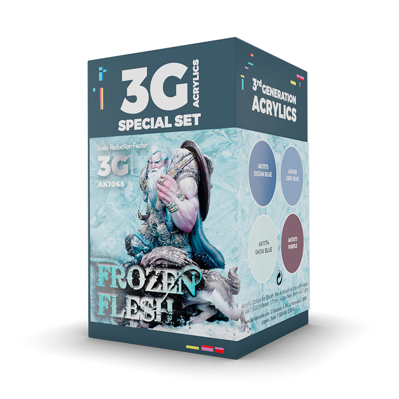 Wargame Set de Colores. Carne Congelada – 3GEN Pintura Acrilica