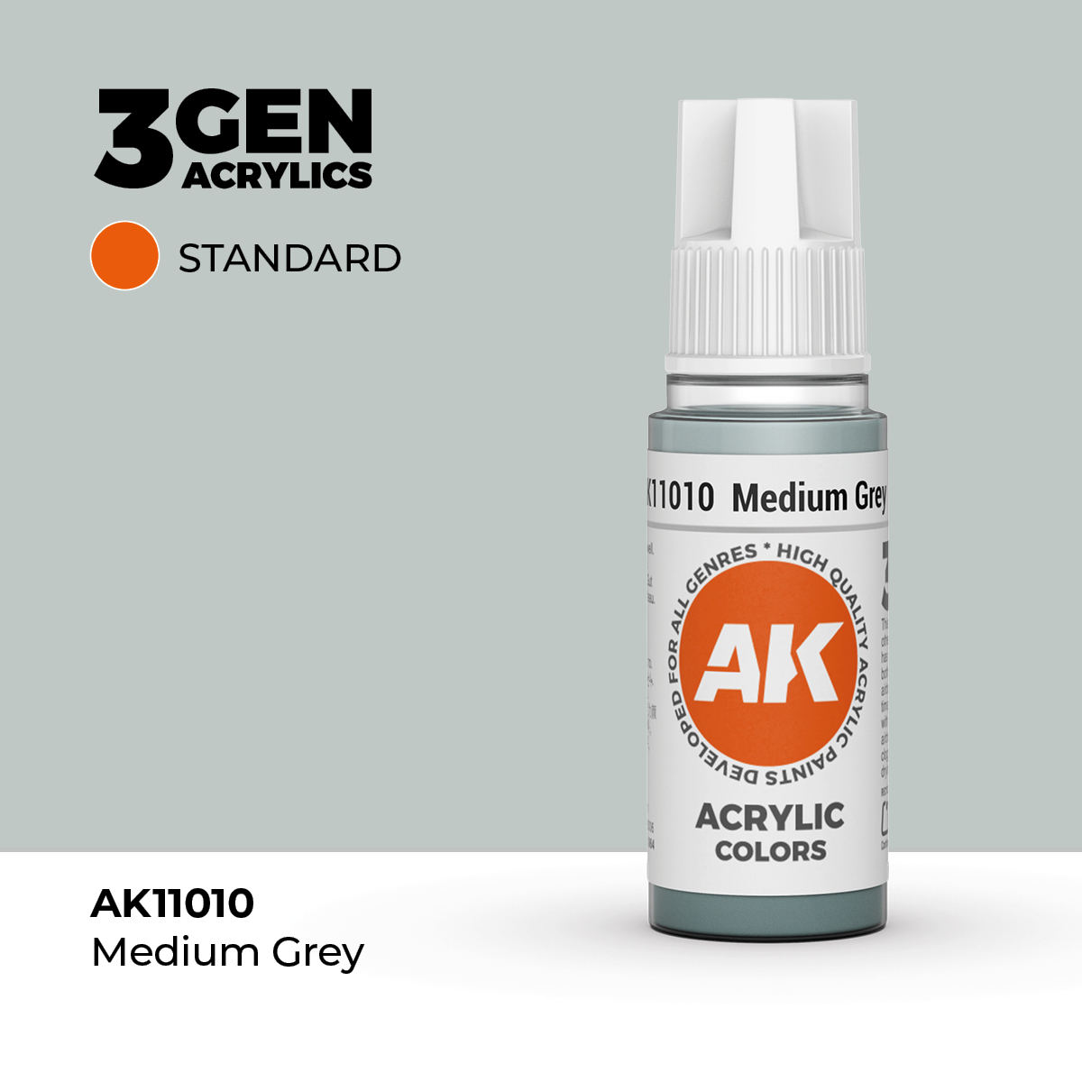 Gris Medio – Estandar – 3GEN Pintura Acrilica