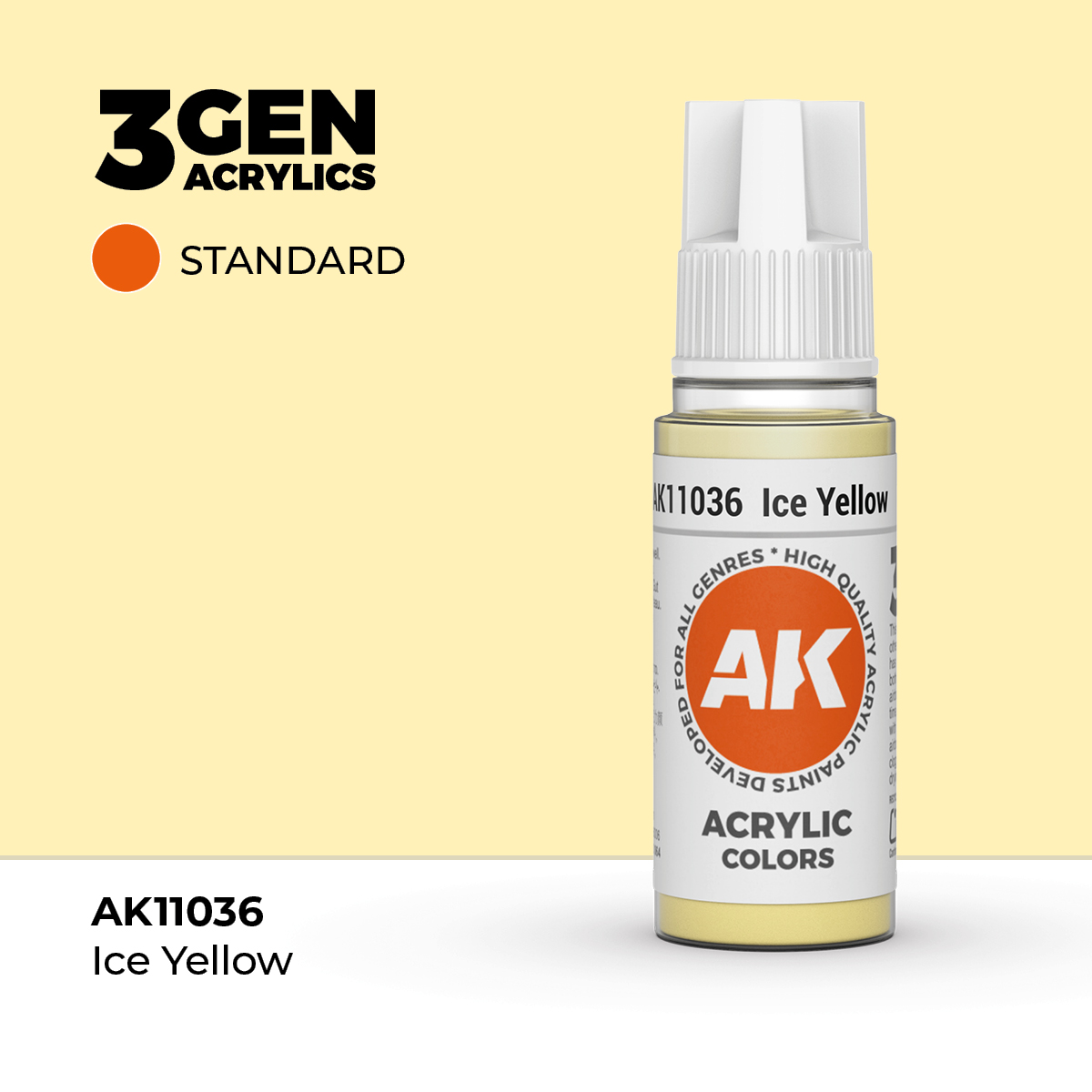 Amarillo Hielo – Estandar – 3GEN Pintura Acrilica
