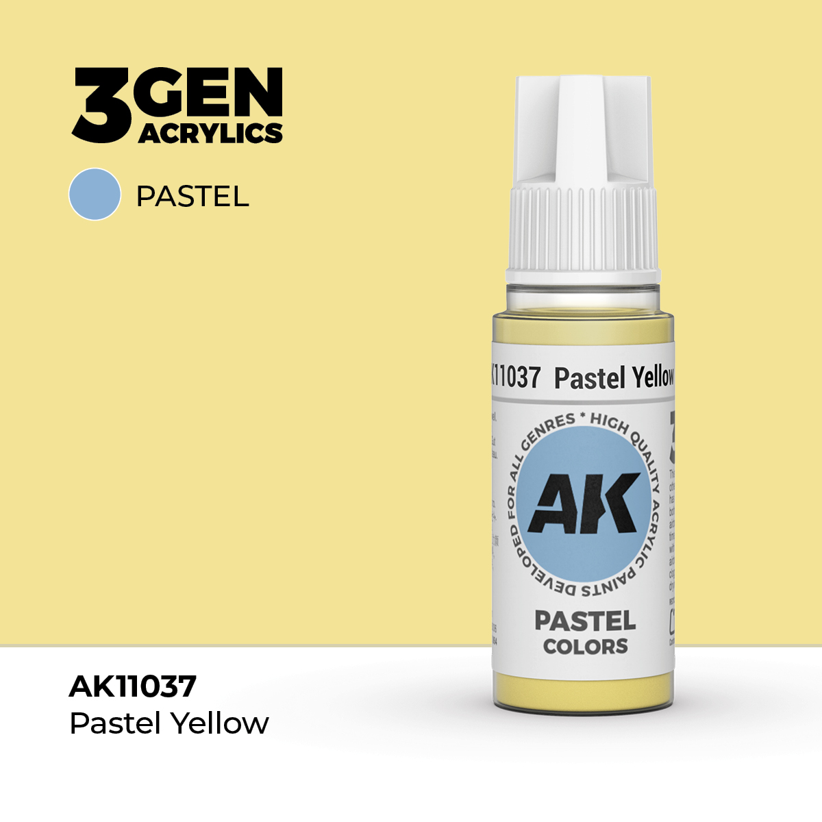 Amarillo Pastel – Pastel – 3GEN Pintura Acrilica