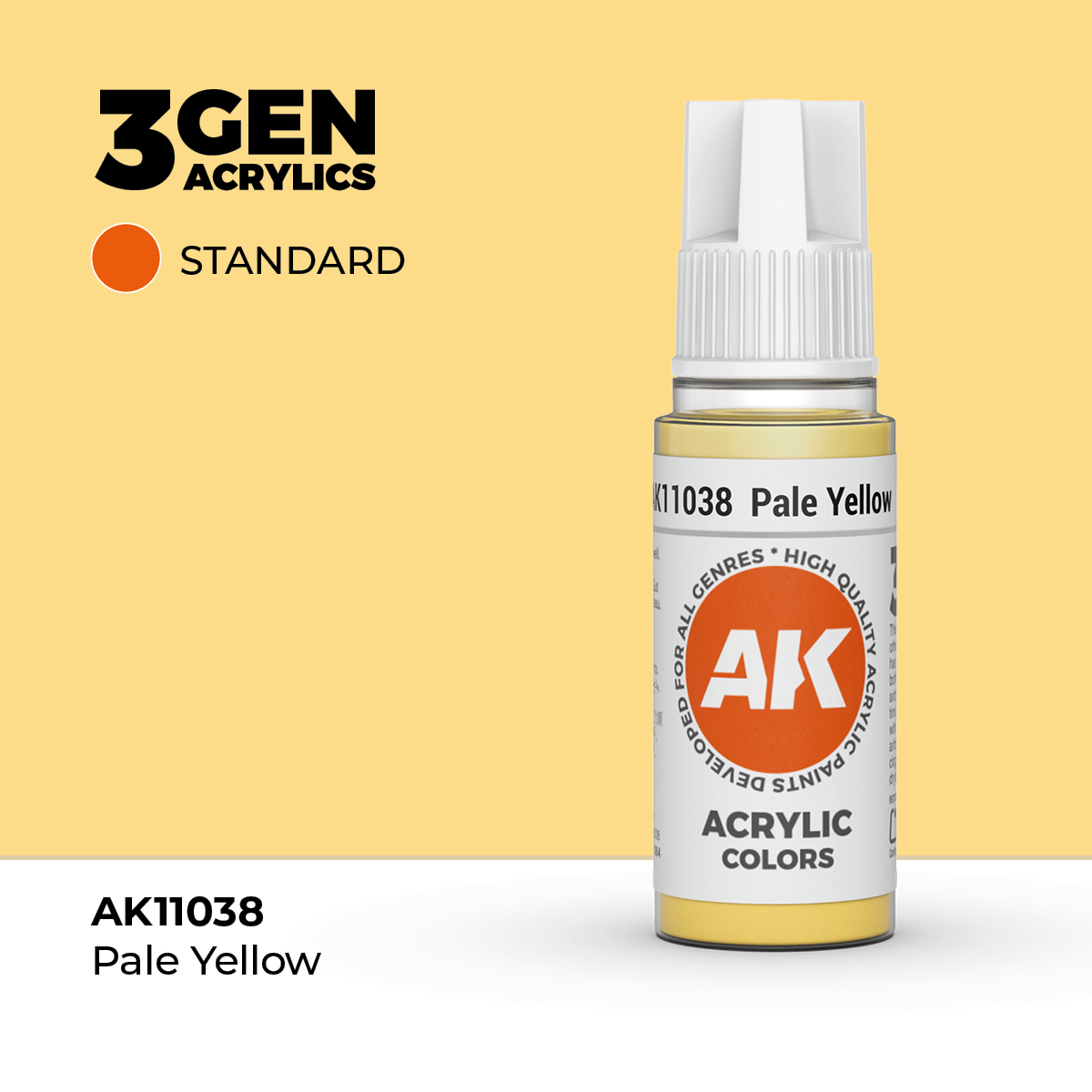 Amarillo Pálido – Estandar – 3GEN Pintura Acrilica