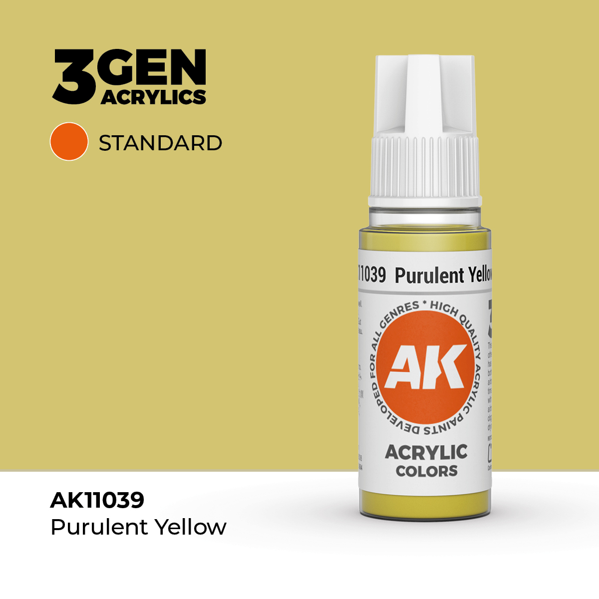 Amarillo Purulento – Estandar – 3GEN Pintura Acrilica