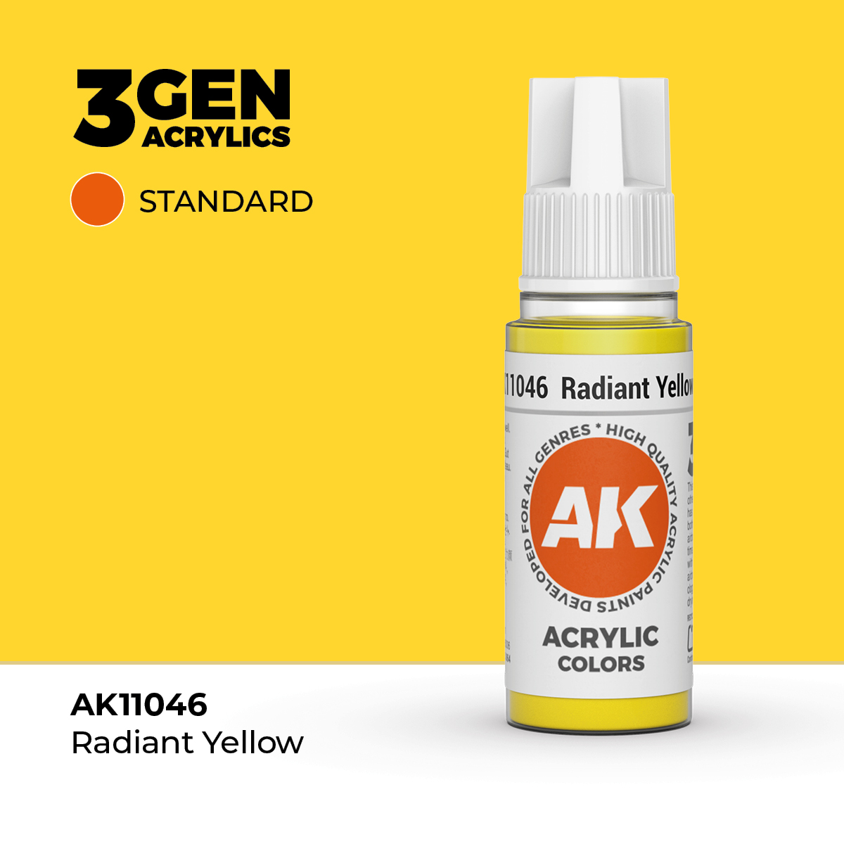Amarillo Radiante – Estandar – 3GEN Pintura Acrilica