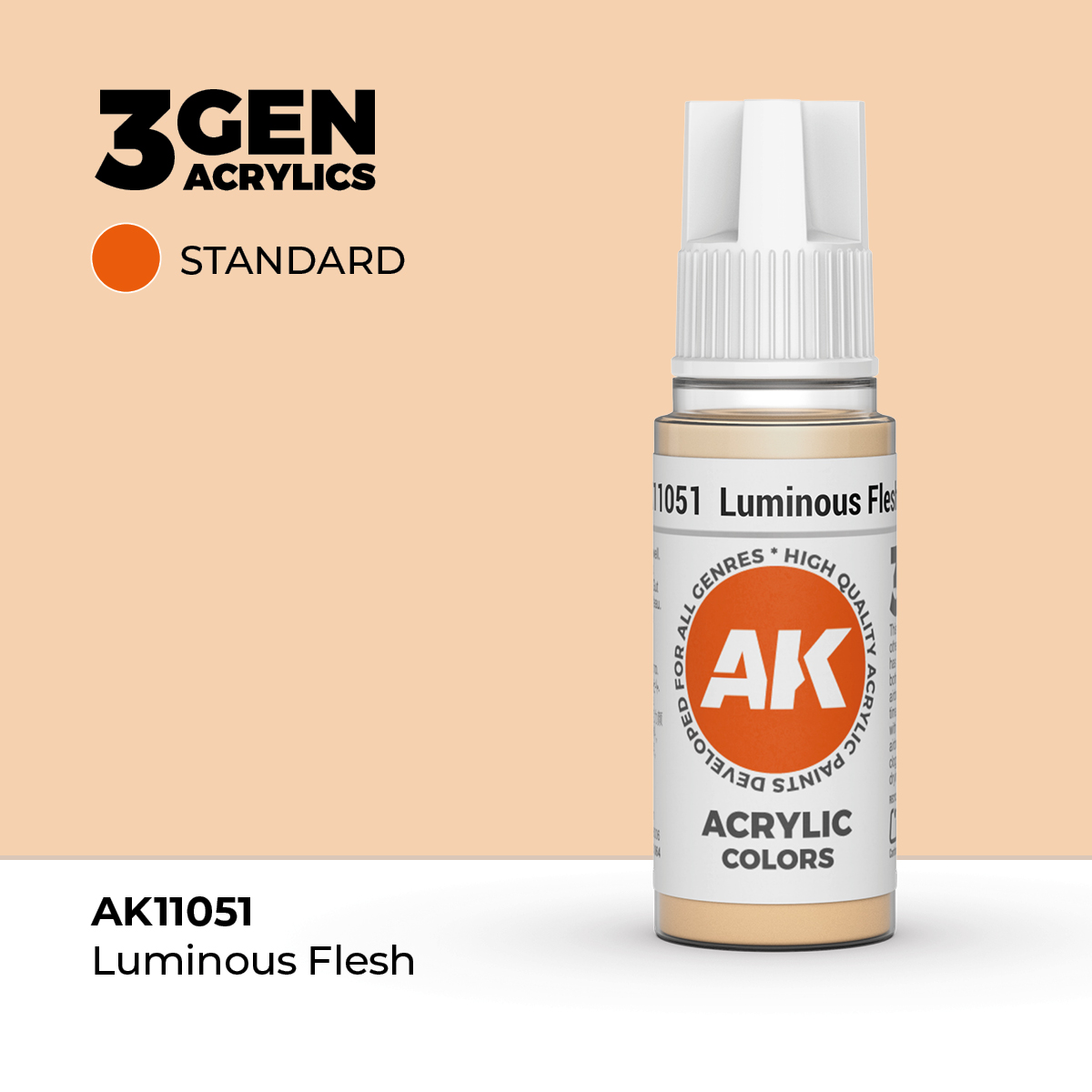 Carne Luminosa – Estandar – 3GEN Pintura Acrilica