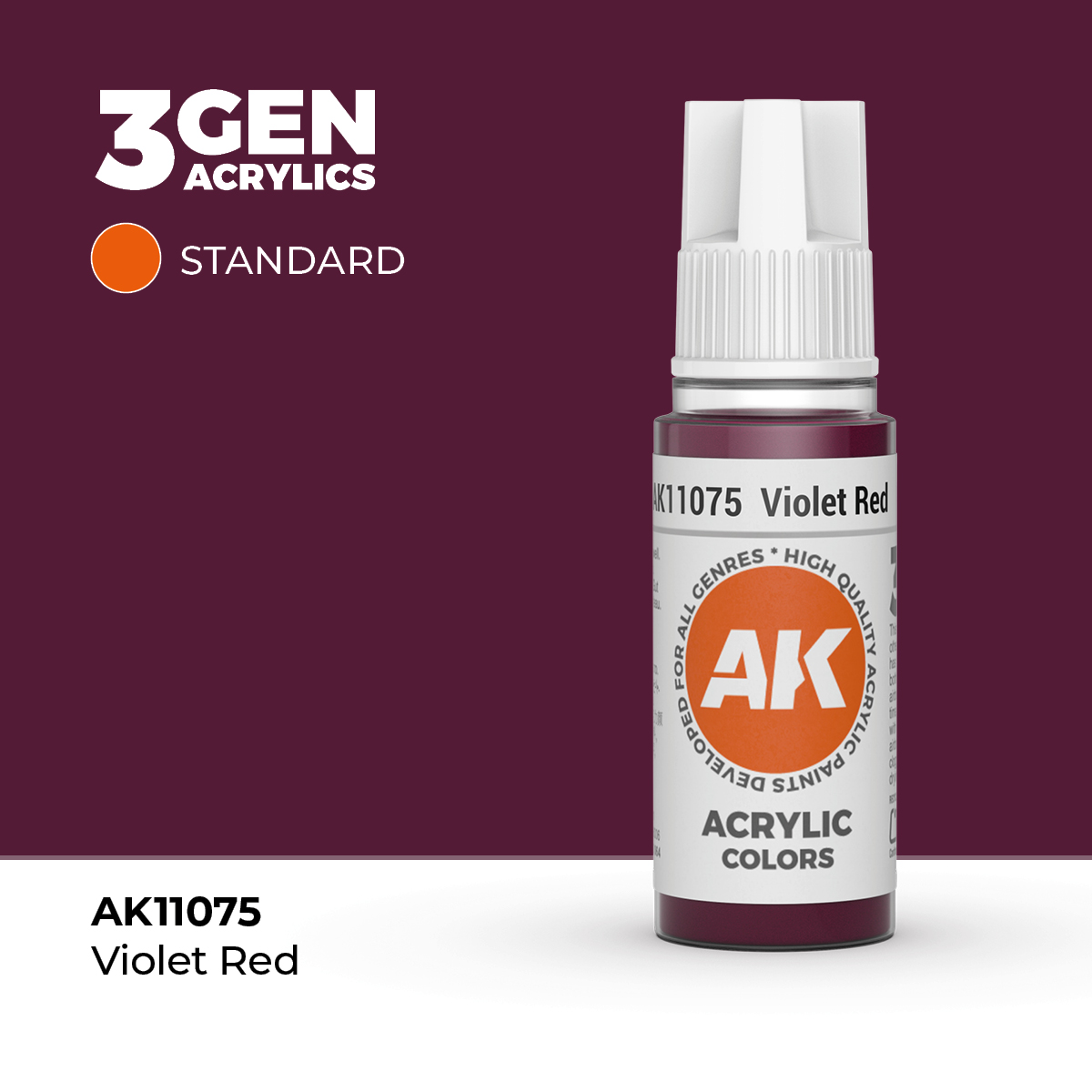 Rojo Violáceo – Estandar – 3GEN Pintura Acrilica