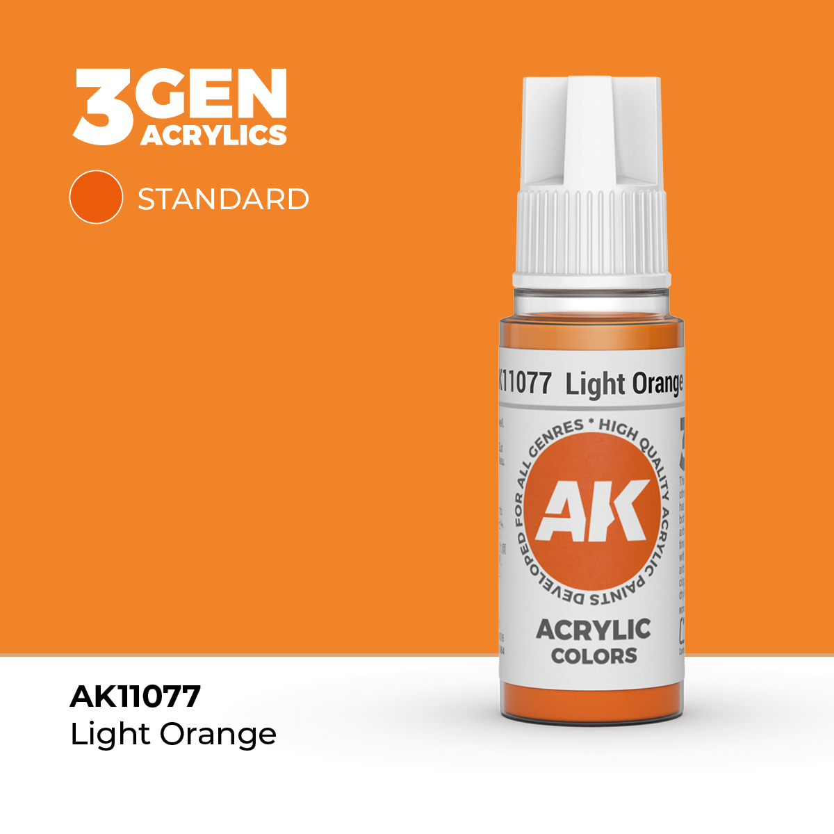 Naranja Claro – Estandar – 3GEN Pintura Acrilica
