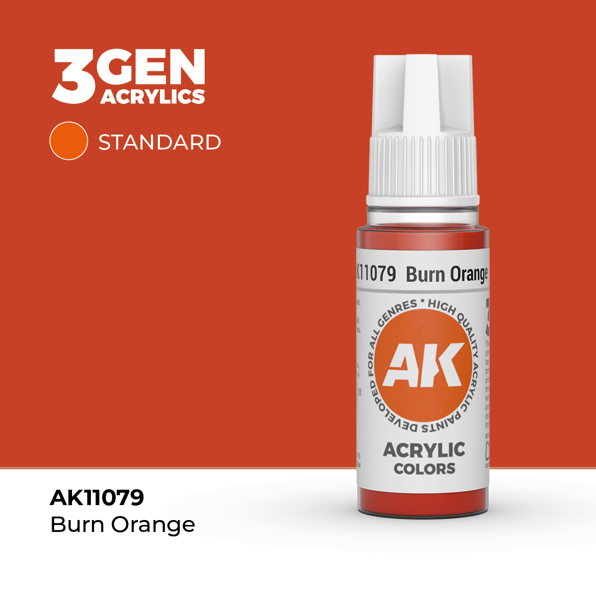 Naranja Quemado – Estandar – 3GEN Pintura Acrilica