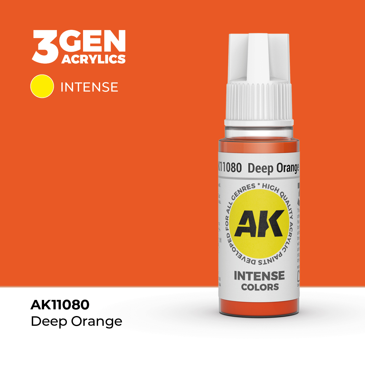 Naranja Profundo – Intenso – 3GEN Pintura Acrilica