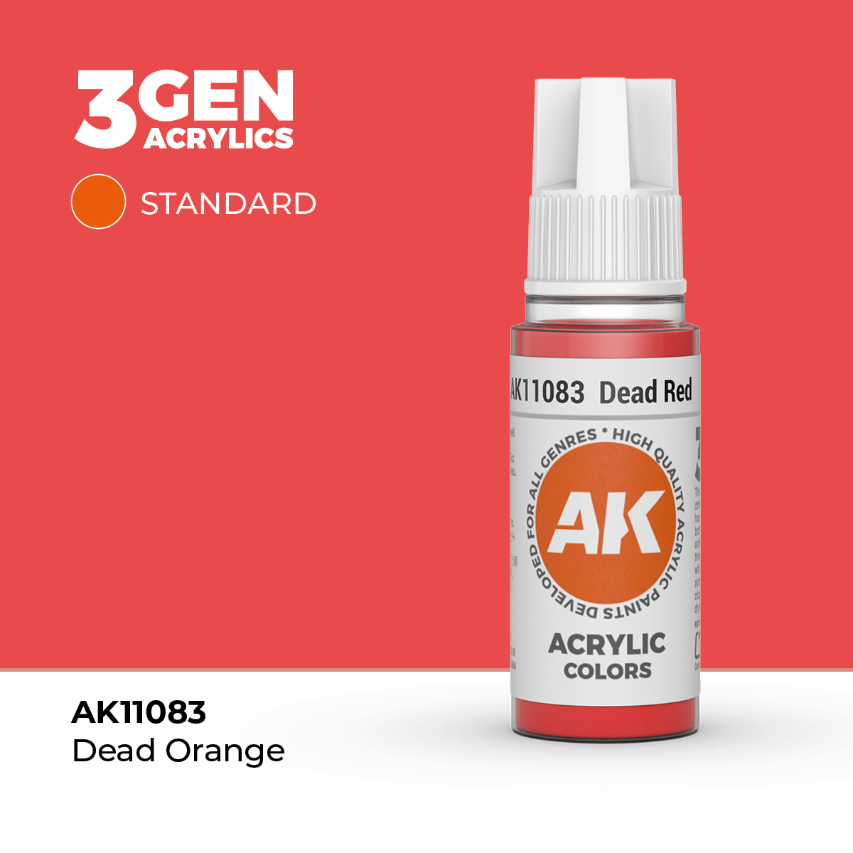 Rojo Muerto – Estandar – 3GEN Pintura Acrilica