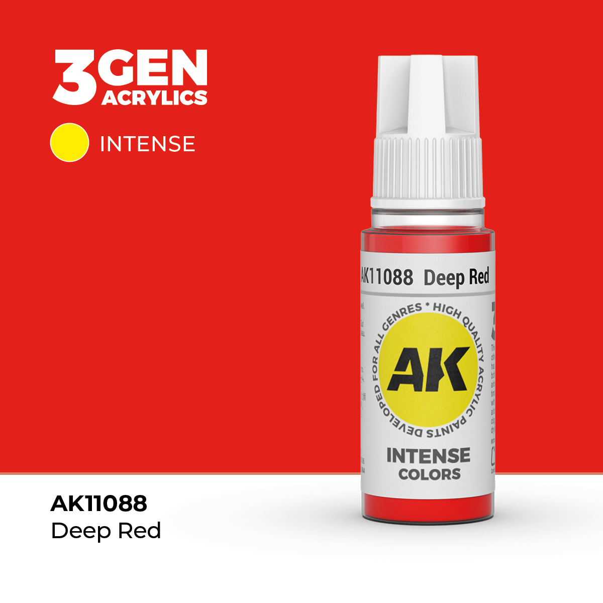 Rojo Profundo – Intenso – 3GEN Pintura Acrilica