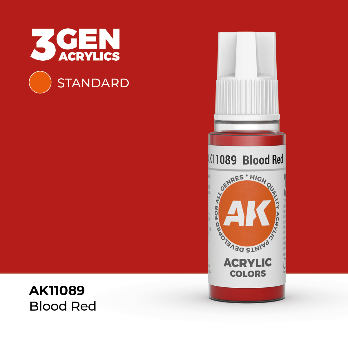 Rojo Sangre – Estandar – 3GEN Pintura Acrilica