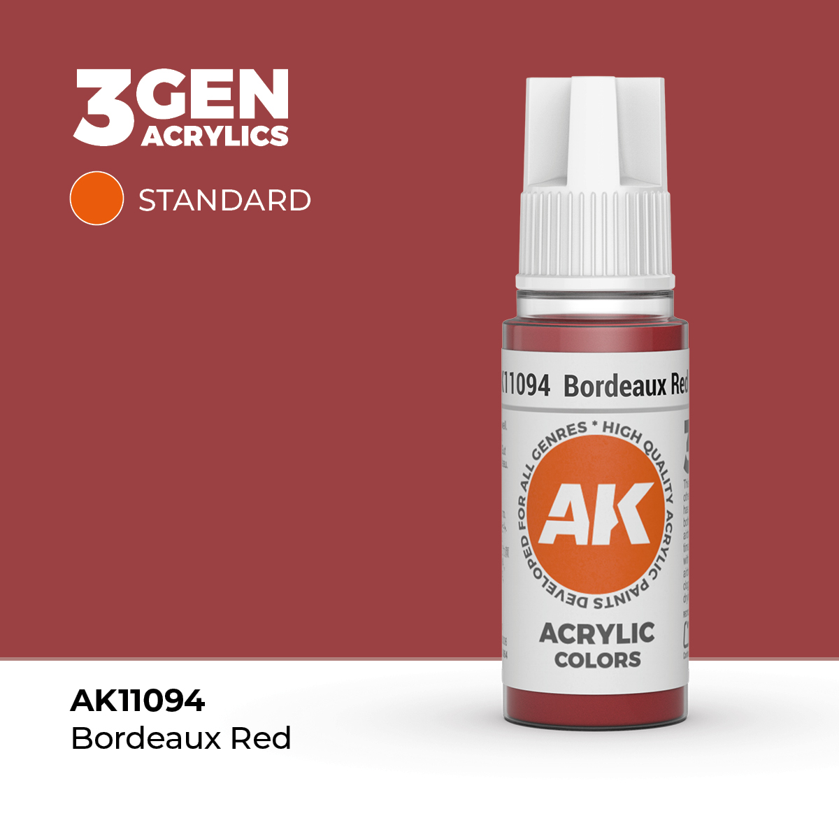 Rojo Burdeos – Estandar – 3GEN Pintura Acrilica