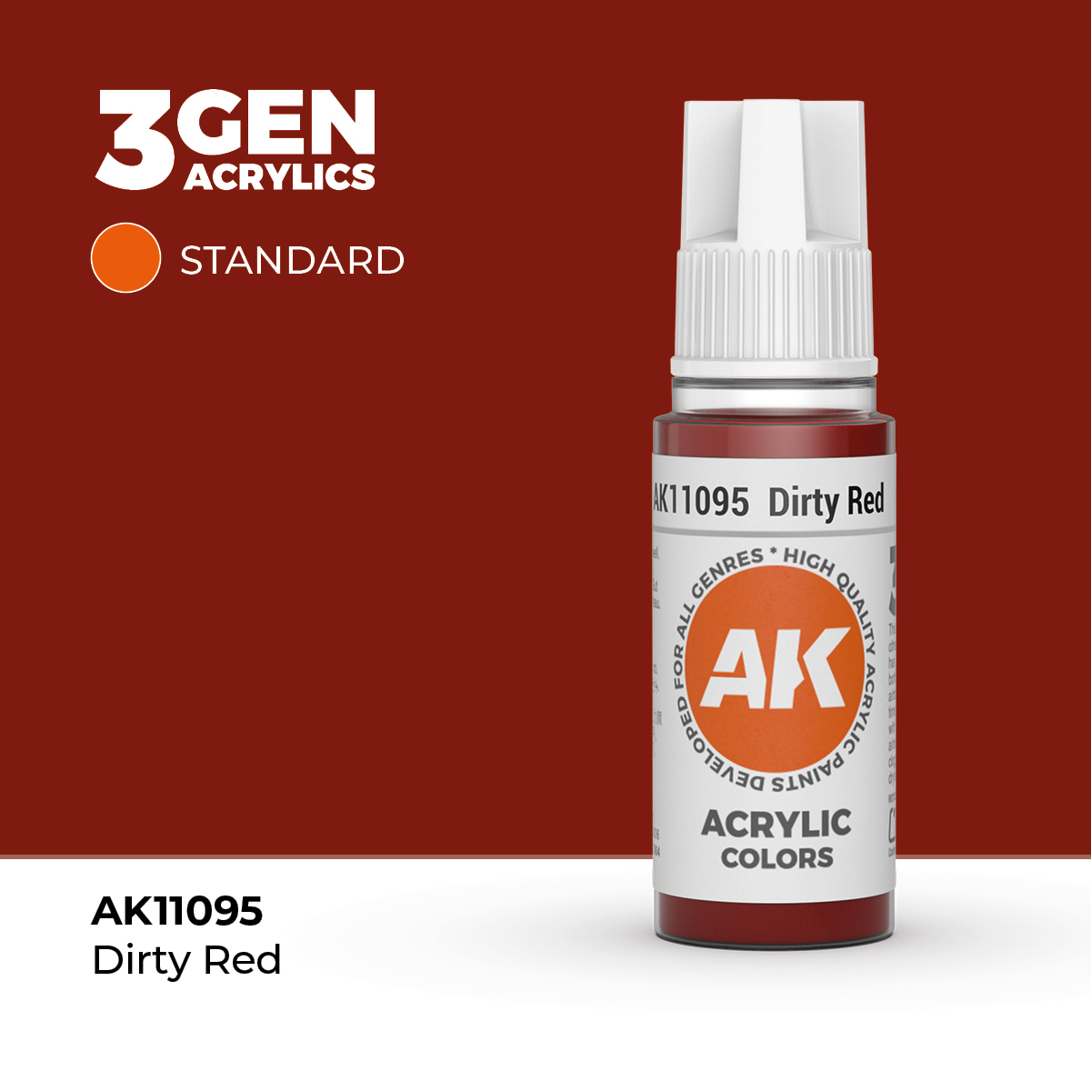 Rojo Sucio – Estandar – 3GEN Pintura Acrilica
