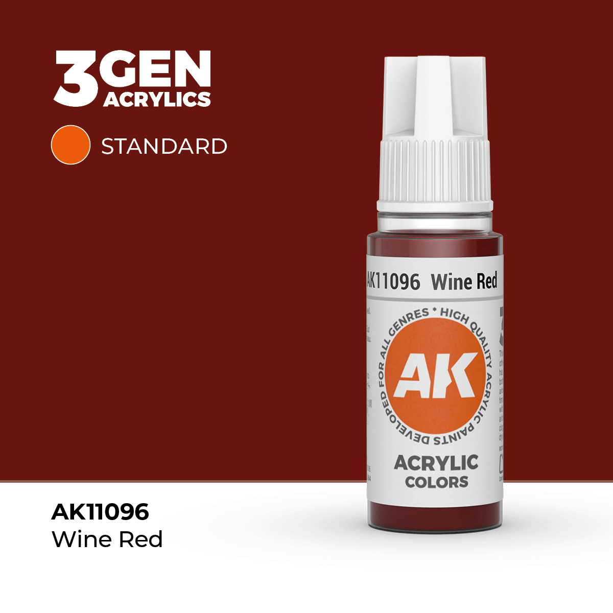 Rojo Vino – Estandar – 3GEN Pintura Acrilica