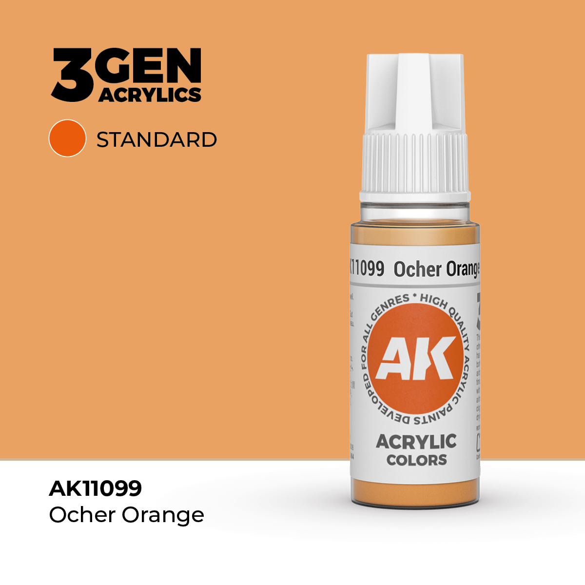 Naranja Ocre – Estandar – 3GEN Pintura Acrilica