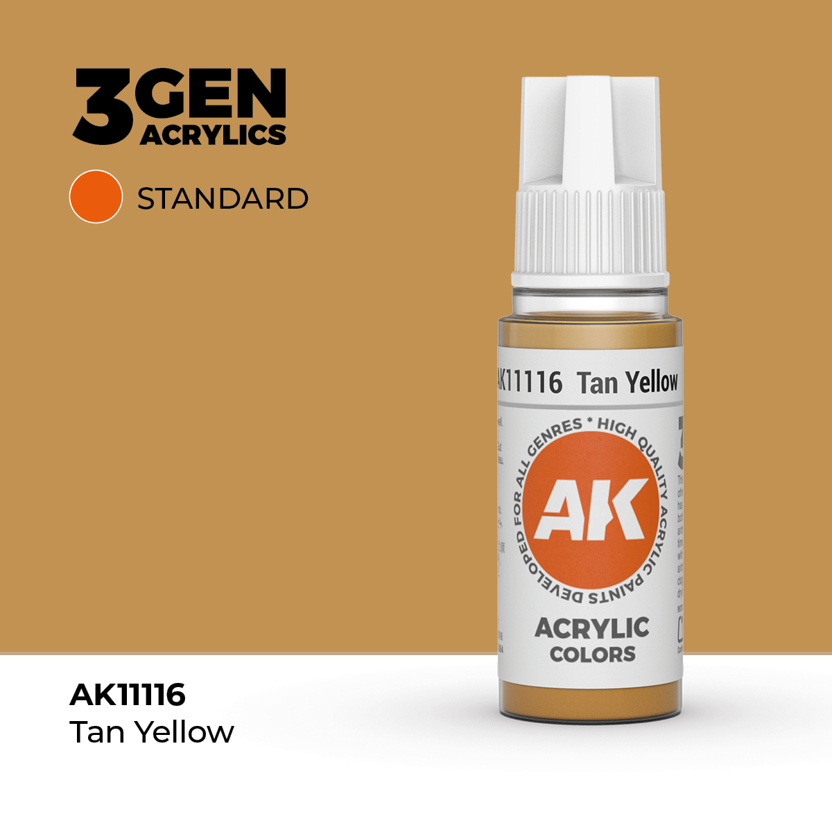 Amarillo Tan – Estandar – 3GEN Pintura Acrilica