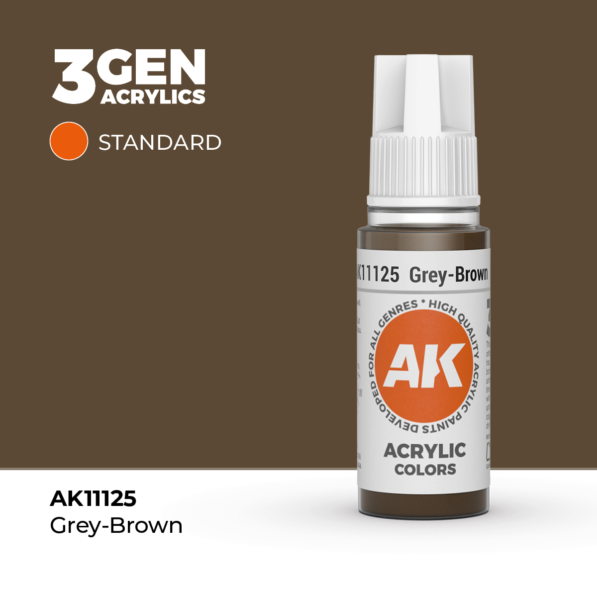 Marrón Grisáceo – Estandar – 3GEN Pintura Acrilica