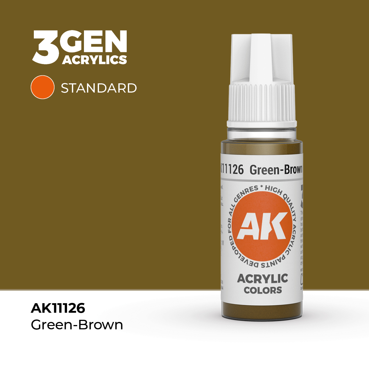 Verde Marrón – Estandar – 3GEN Pintura Acrilica