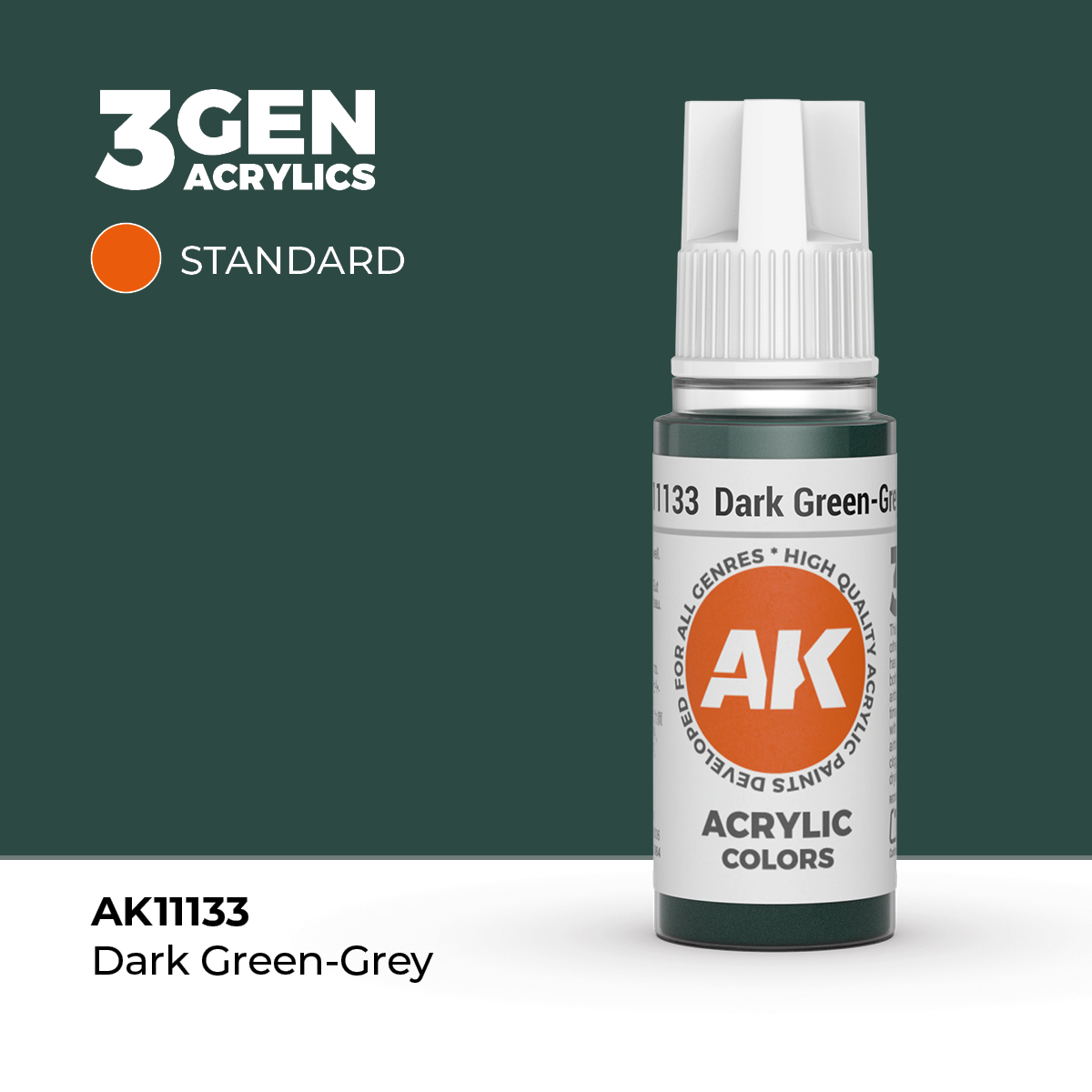 Gris Verde Oscuro – Estandar – 3GEN Pintura Acrilica