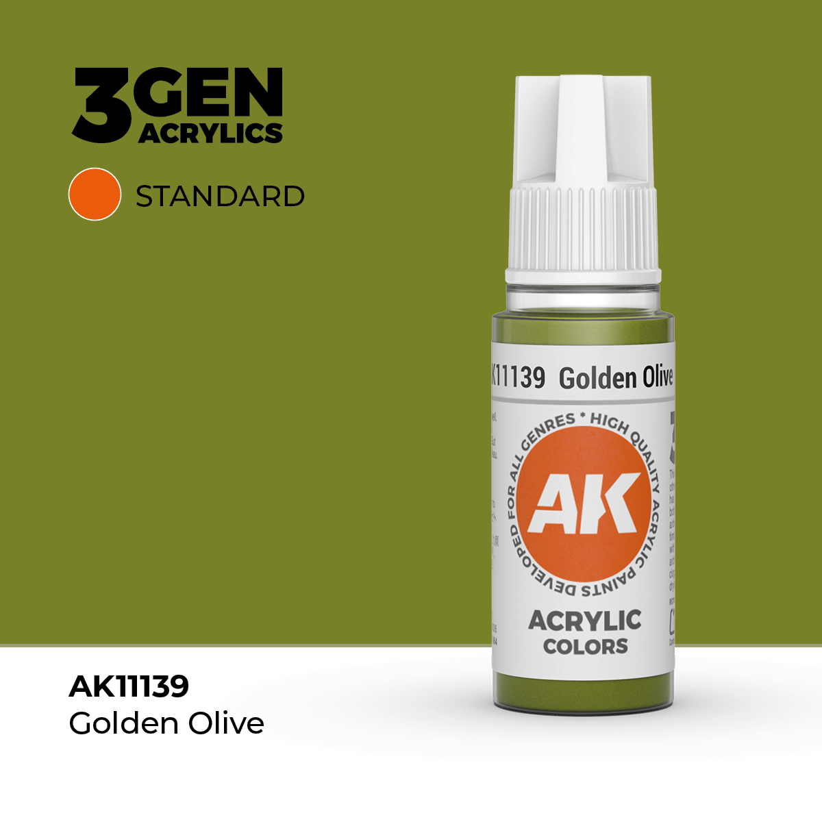 Oliva Dorado – Estandar – 3GEN Pintura Acrilica