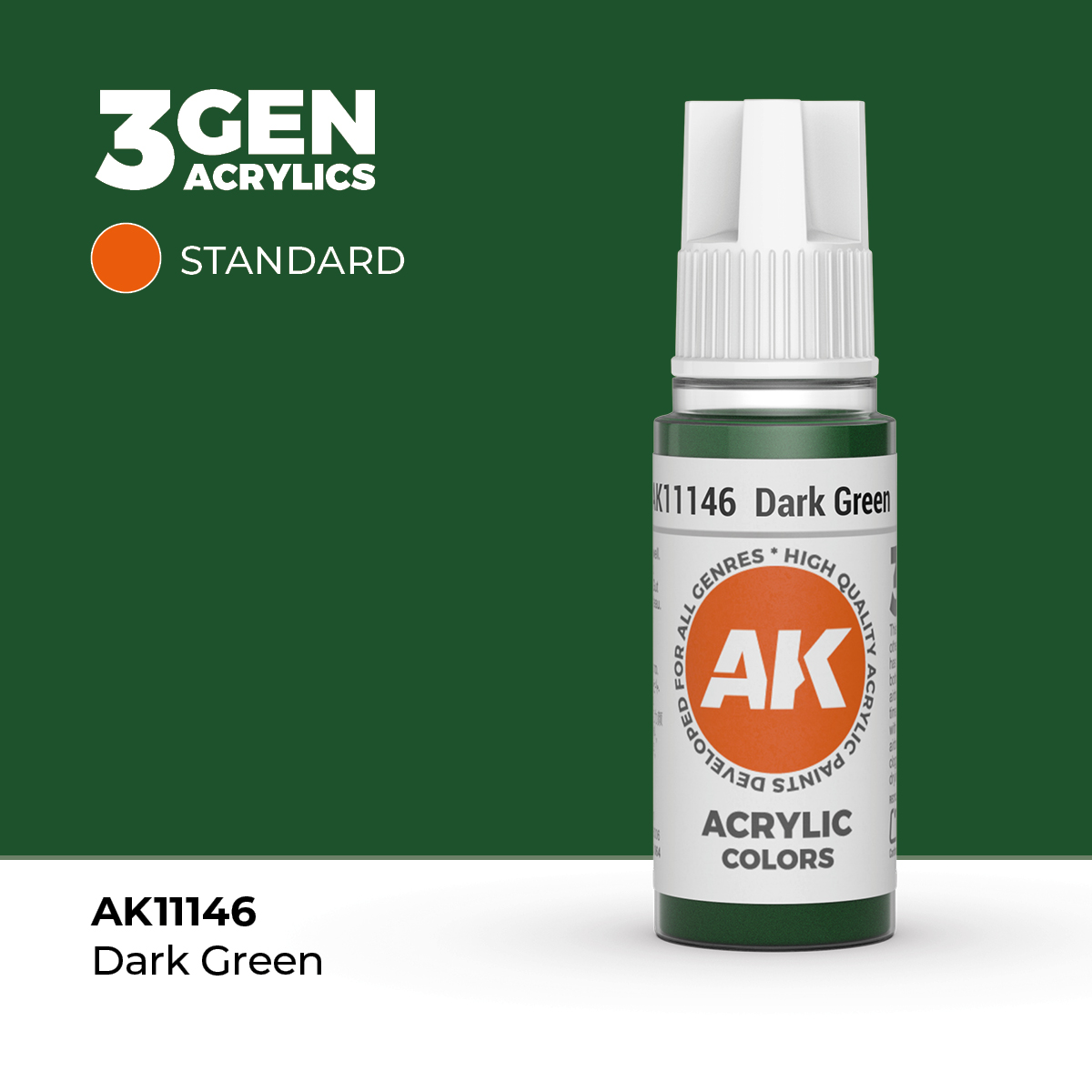Verde Oscuro – Estandar – 3GEN Pintura Acrilica