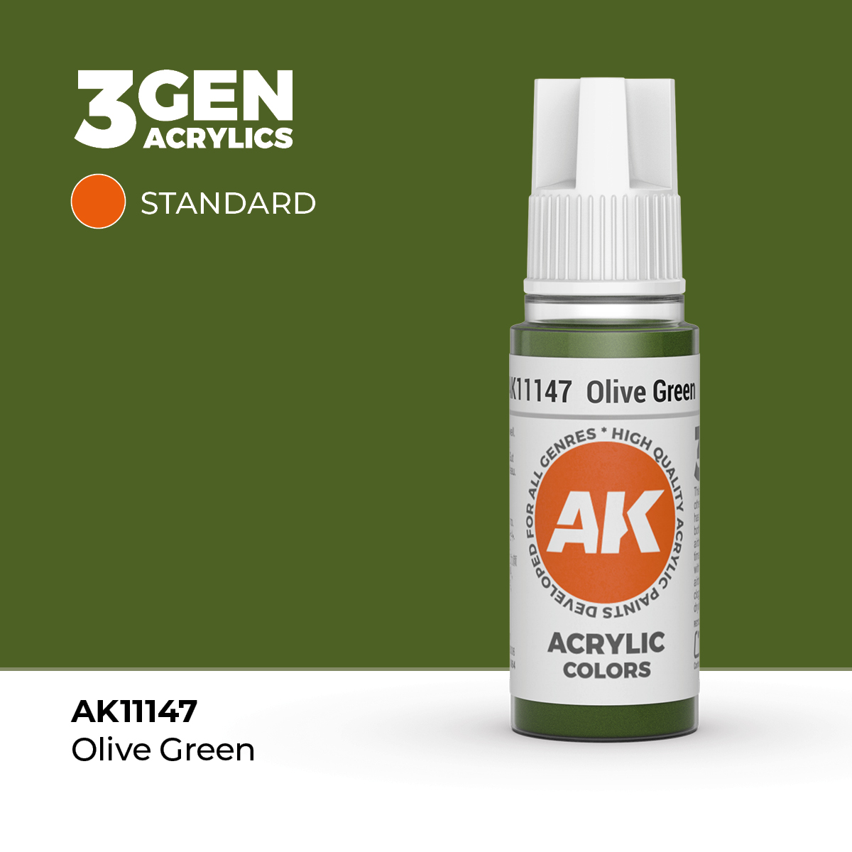 Verde Oliva – Estandar – 3GEN Pintura Acrilica
