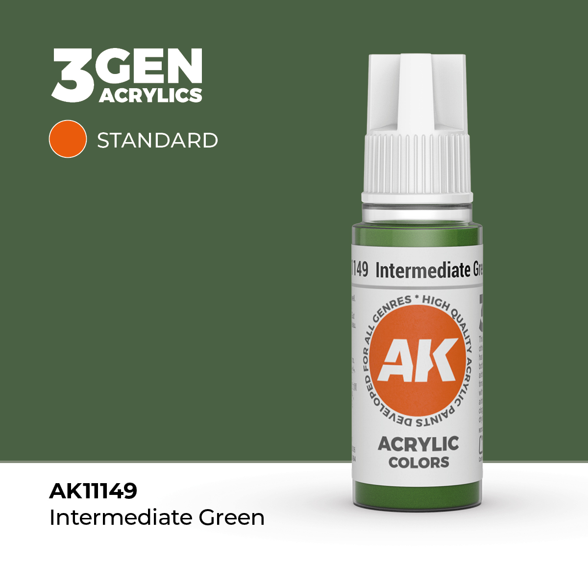 Verde Intermedio – Estandar – 3GEN Pintura Acrilica