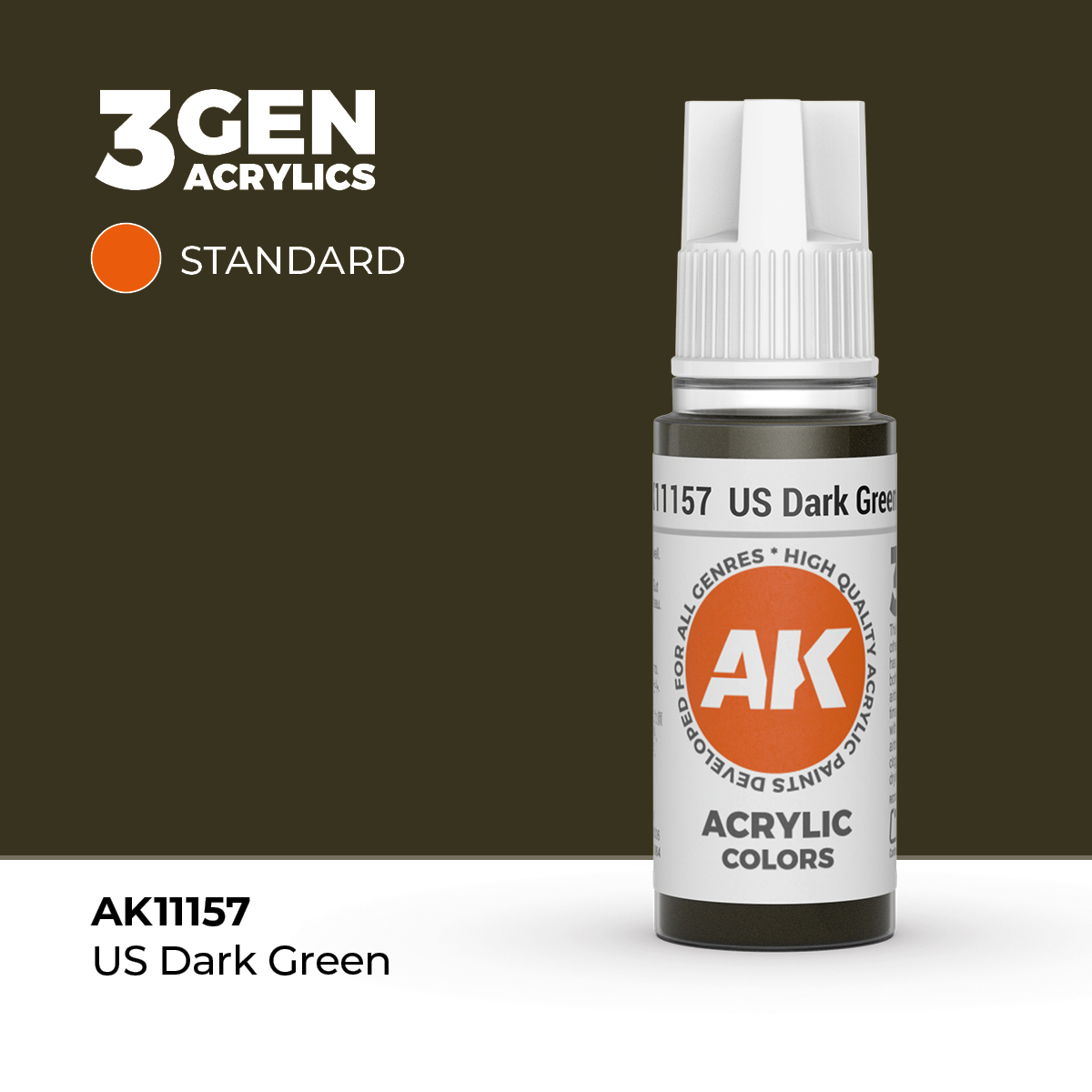 Verde Oscuro EE. UU. – Estandar – 3GEN Pintura Acrilica