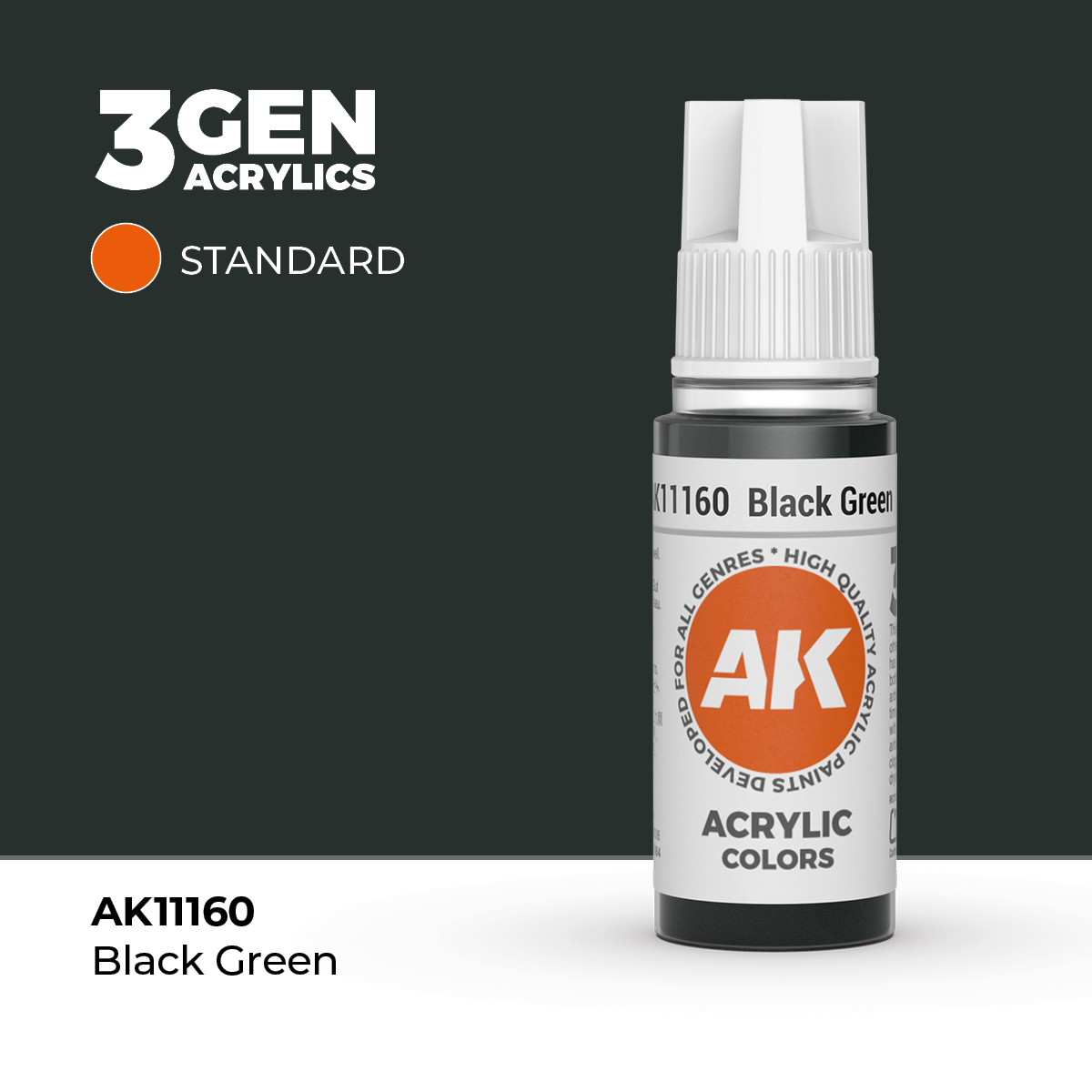 Verde Negro – Estandar – 3GEN Pintura Acrilica