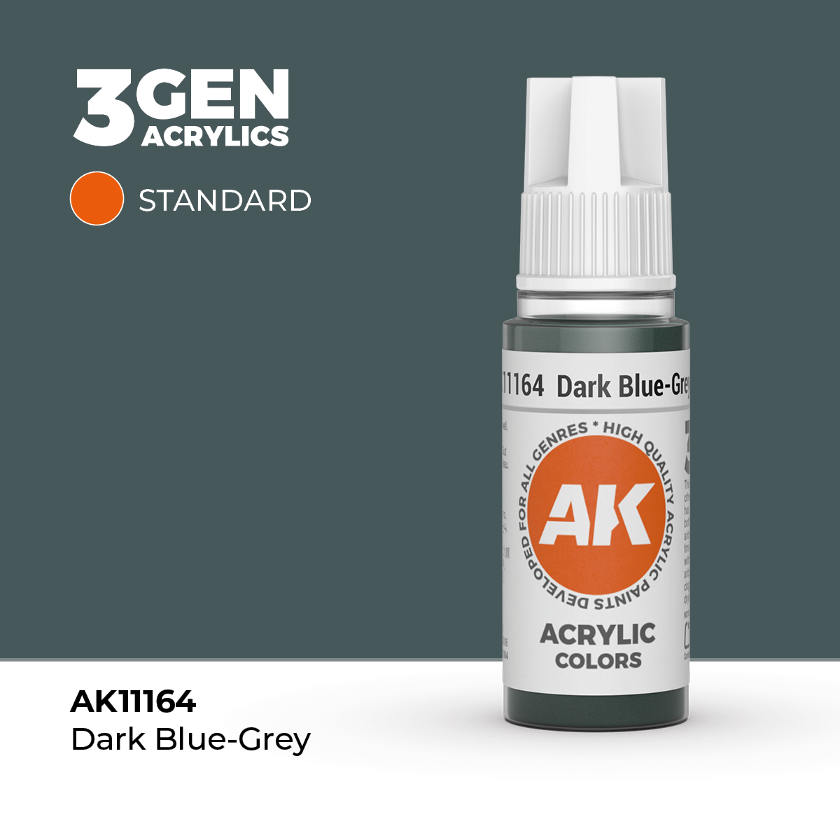 Gris Azul Oscuro – Estandar – 3GEN Pintura Acrilica