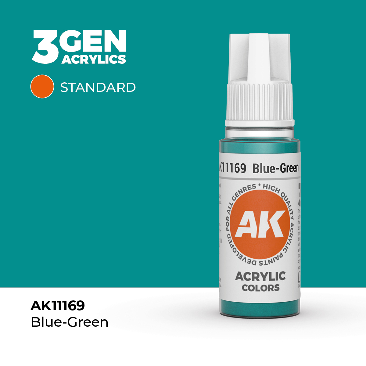 Verde Azulado – Estandar – 3GEN Pintura Acrilica