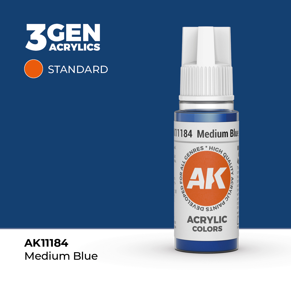 Azul Medio – Estandar – 3GEN Pintura Acrilica