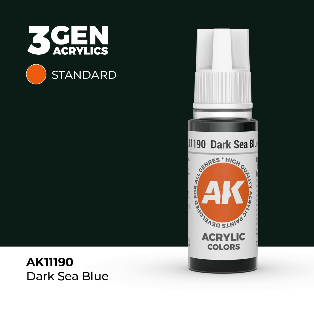 Azul Mar Oscuro – Estandar – 3GEN Pintura Acrilica