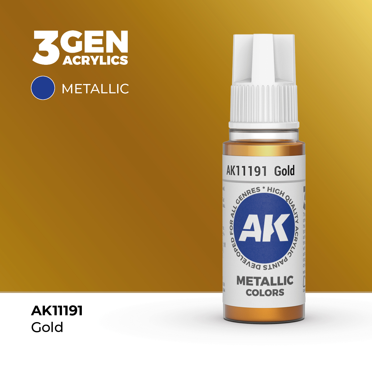 Oro – Metálico – 3GEN Pintura Acrilica