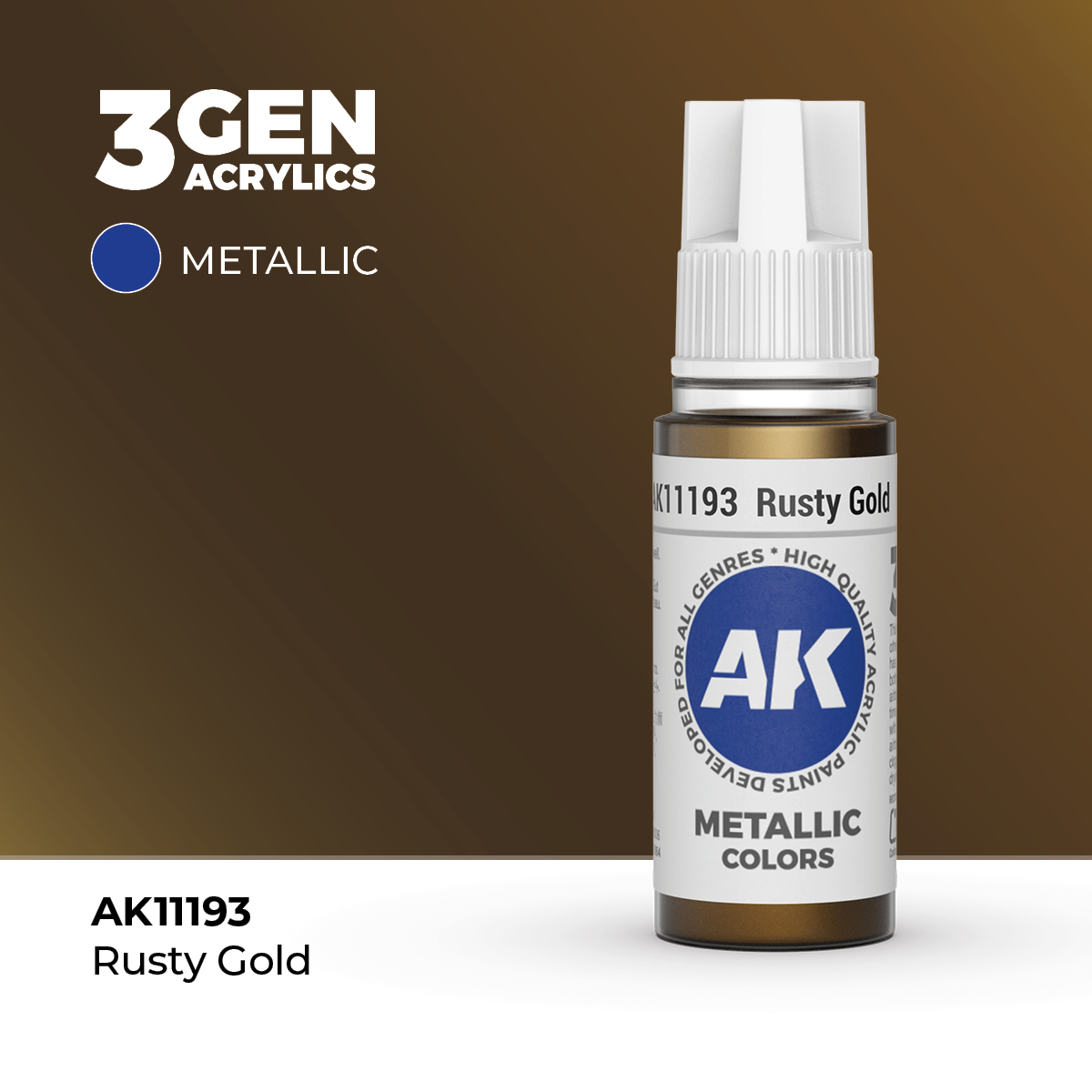 Oro Oxidado – Metálico – 3GEN Pintura Acrilica